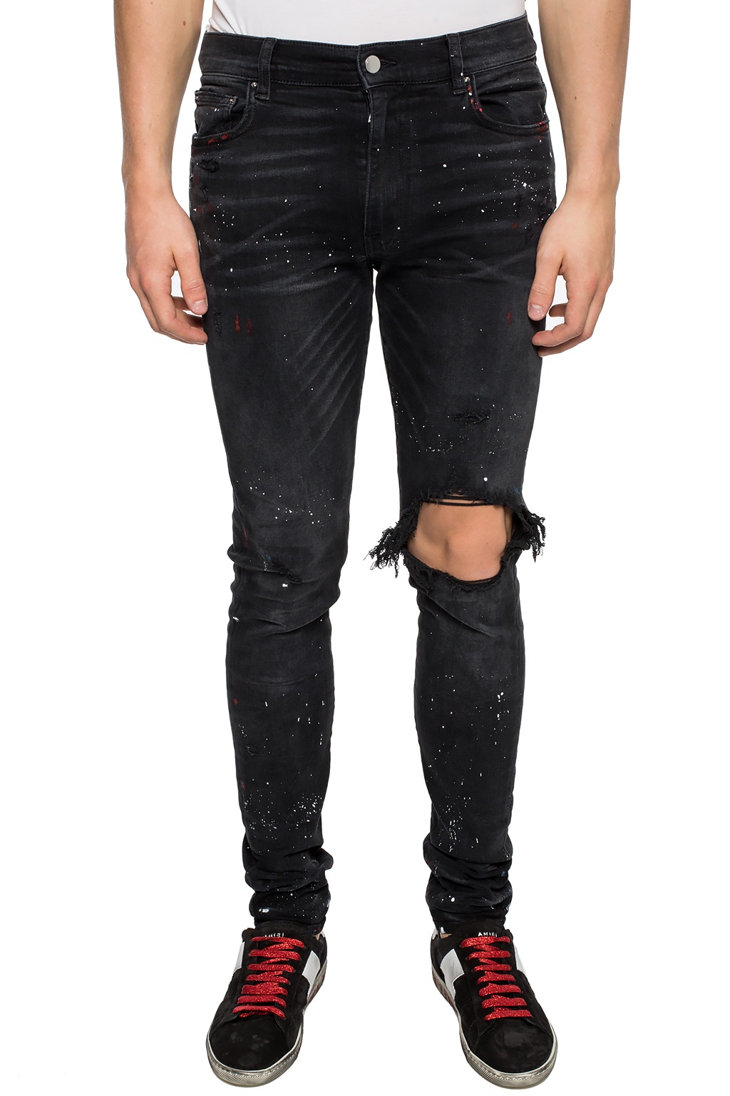 Black Jeans with rips Amiri - Vitkac Italy